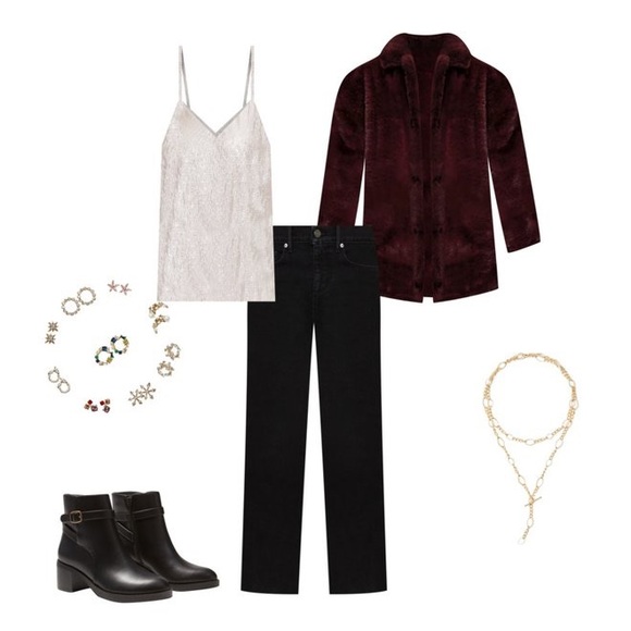 Shimmer Double V Cami - Picture 2 of 2